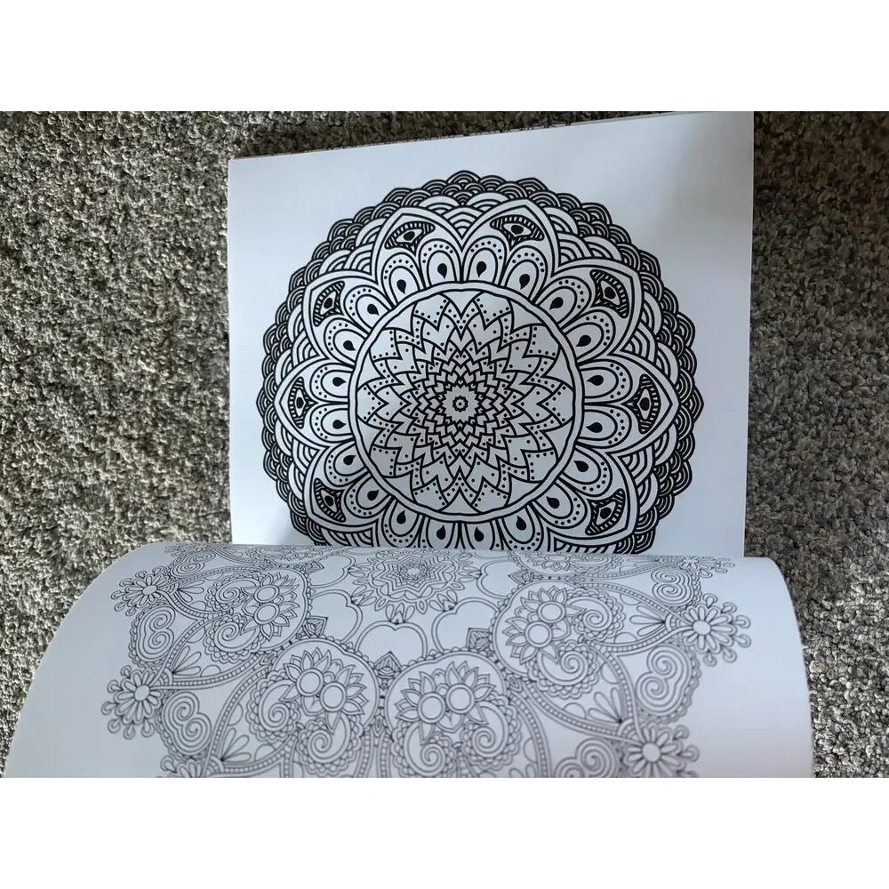 Mandala Meditation coloring book for adults